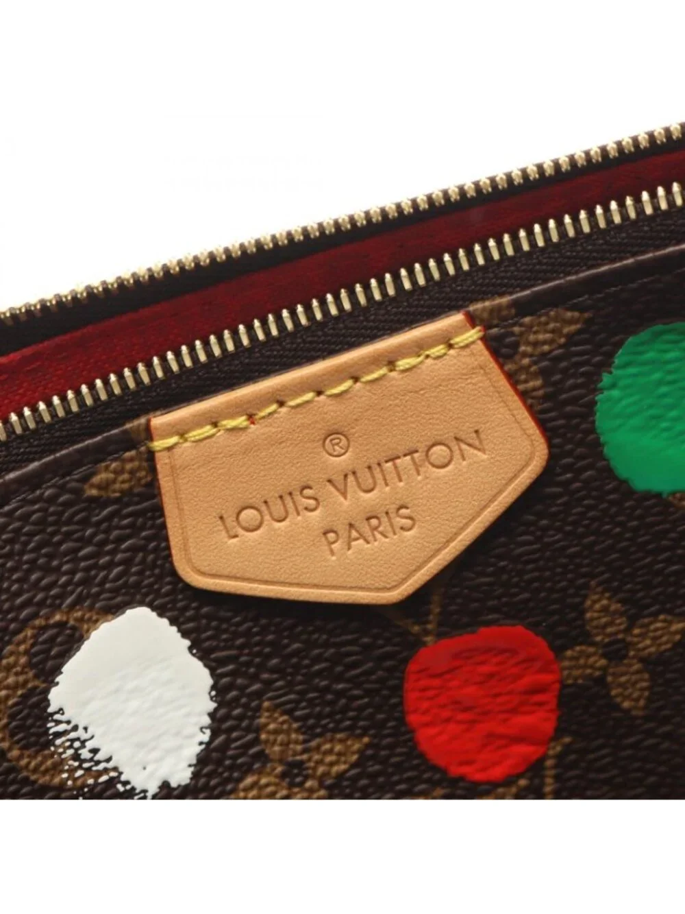 Louis Vuitton Shoulder Bag Yayoi Kusama Multy Pochette Accessory Soir Canvas